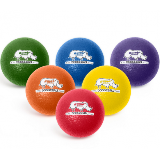 Ballon Rhino Skin - Dodgeball - Ens. de 6 - 6"