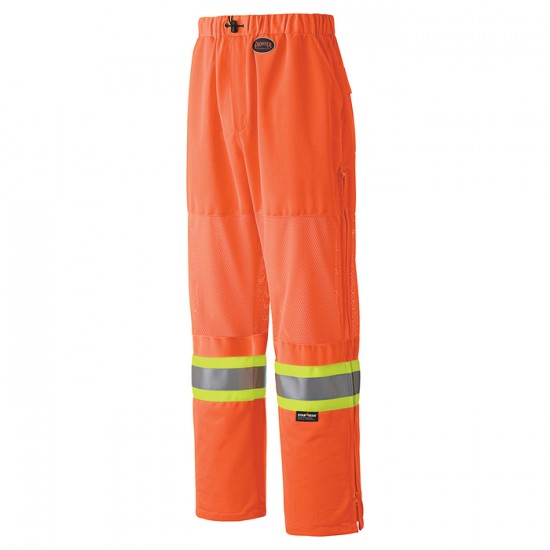 PANTALON DE SIGNALISATION HAUTE VISIBILITÉ, ORANGE