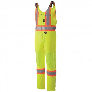 PANTALON DE SIGNALISATION À BRETELLES HAUTE...