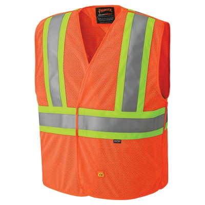 VESTE IGNIFUGE HAUTE VISIBILITÉ, ORANGE