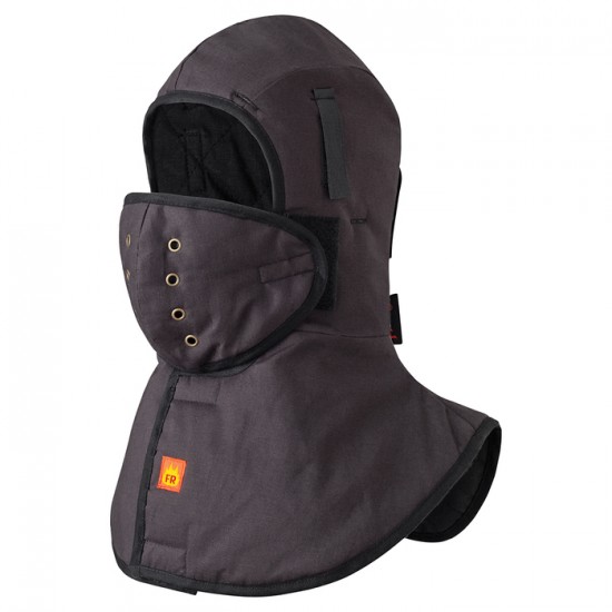 LONG SOUS-CASQUE IGNIFUGE MATELASSÉ ROBUSTE NOIR