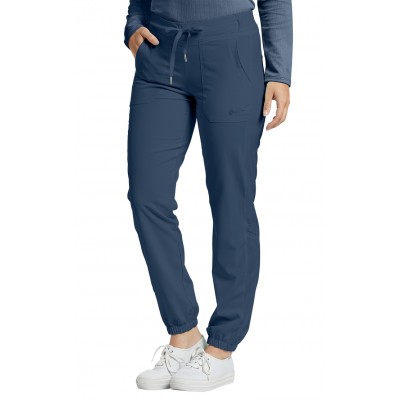 PANTALON JOGGER FIT, FEMME, MARINE