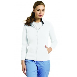 MOLLETON POLAIRE, FEMME, BLANC