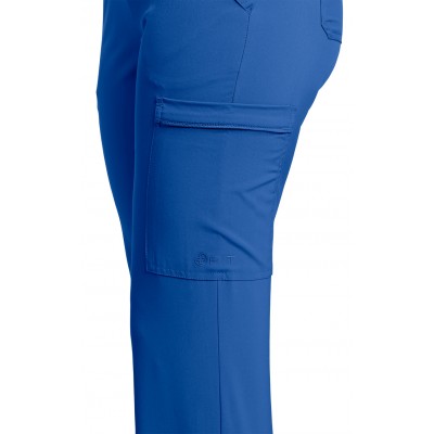 PANTALON CARGO, FIT, FEMME, ROYAL