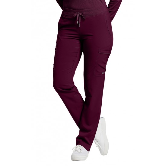 PANTALON CARGO FIT, LONG, BOURGOGNE