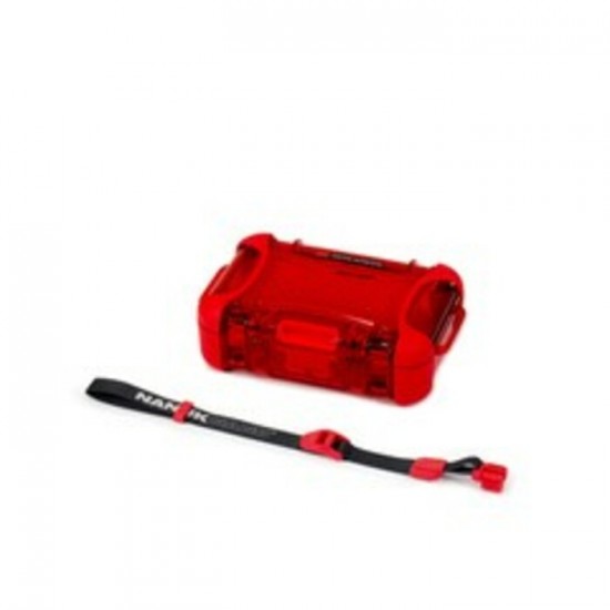 NANUK NANO 320, PREMIER SECOURS, BOÎTE SEULEMENT, ROUGE, Dimension : 6’’ long X 3’’ large X 1.5’’ épaisseur