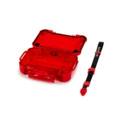 NANUK NANO 320, PREMIER SECOURS, BOÎTE SEULEMENT, ROUGE, Dimension : 6’’ long X 3’’ large X 1.5’’ épaisseur