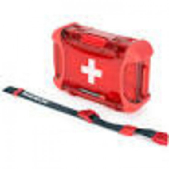 NANUK NANO 310, PREMIER SECOURS, BOÎTE SEULEMENT, ROUGE, AVEC CROIX Dimension : 149 mm x 110 mm x 43 mm