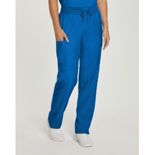 PANTALON, FEMME, JAMBES DROITE, 7 POCHES, ROYAL