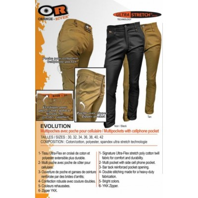 PANTALON, MULTI POCHES, EVOLUTION EXTENSIBLE,...