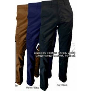 PANTALON CARGO, GOLIATH EXTENSIBLE, HOMME NOIR 