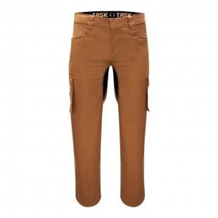 PANTALON CARGO, EXTENSIBLE/SUPERFLEX, HOMME, SABLE