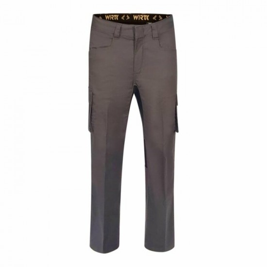 PANTALON CARGO, EXTENSIBLE/SUPERFLEX, HOMME, GRIS