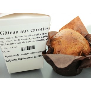 Muffin aux carottes et raisins