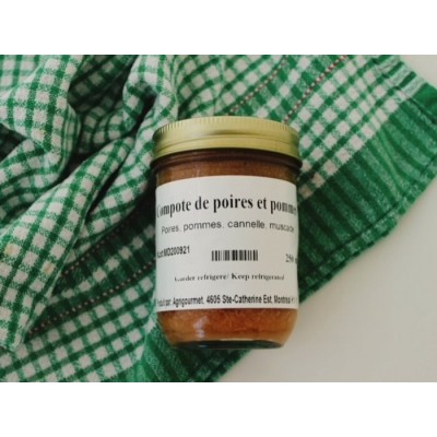 Compote de poires et pommes