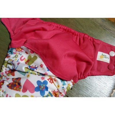 Couche lavable à poche - princesses PRÊTE-À-PARTIR