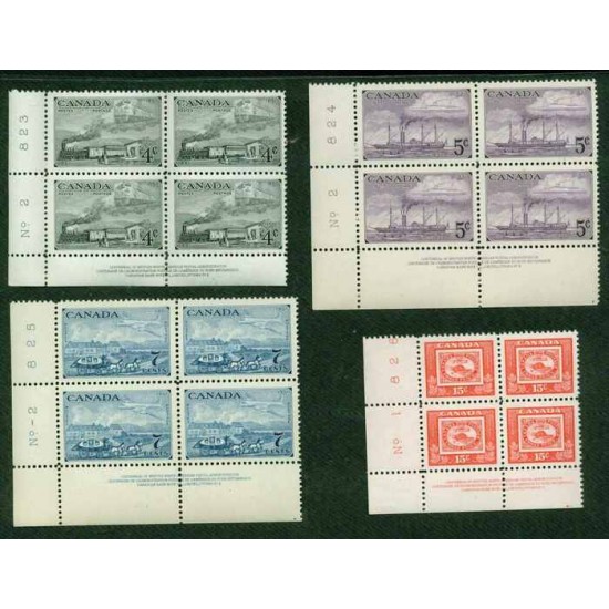 CANADA 311-14  PL. BL. VF **