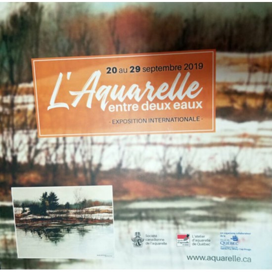 Livre d'exposition L'Aquarelle Cascades de couleurs 2024