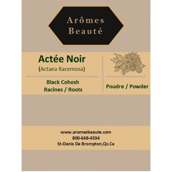 Actée noir 