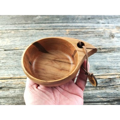 Tasse kuksa Liv 150ml en bois de plaine Ambrosia pour Espresso, Dopio, Cortado, Lungo et Americano