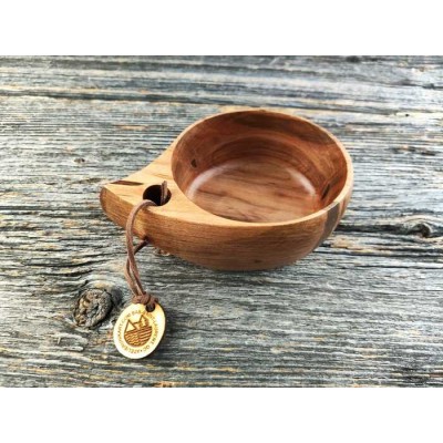 Tasse kuksa Liv 150ml en bois de plaine Ambrosia pour Espresso, Dopio, Cortado, Lungo et Americano