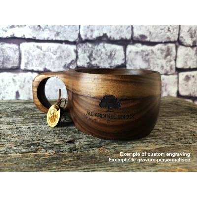 Tasse kuksa Muninn 300ml en bois de plaine Ambrosia pour boissons chaudes ou froides