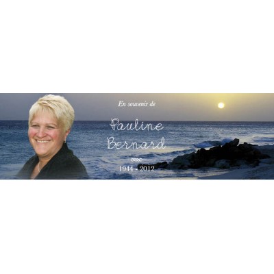 Signet - Bord de mer au coucher de soleil