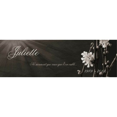 Signet - Fleur blanche 