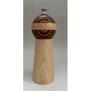 Poivrière base érable - tête colorée