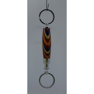 Porte clé détachable laminé beige