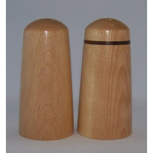 Poivrière et salière érable et noyer