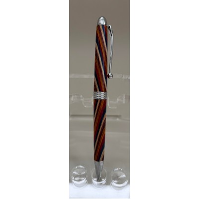 Élancé stylo chrome laminé beige