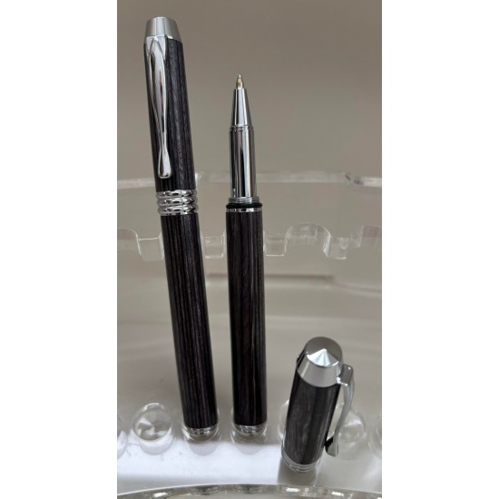 Manager stylo en frêne teint gris