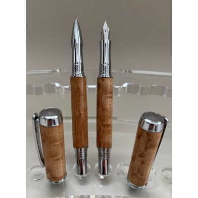 Wilfred plume et stylo en érable piqué
