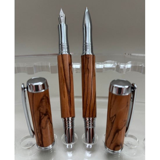 Wilfred plume et stylo en olivier de Bethléem
