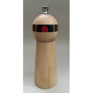 Salière base érable - tête colorée