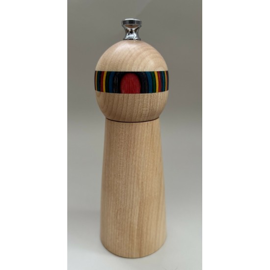 Salière base érable - tête colorée