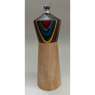 Salière base érable - tête colorée