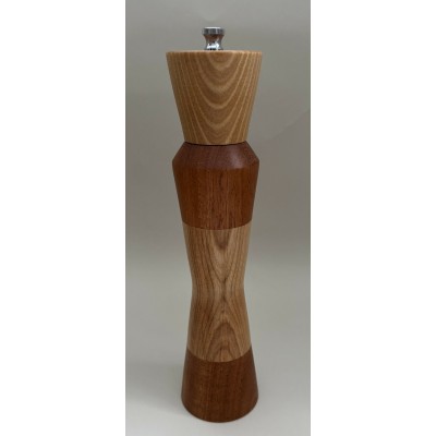 Salière en érable et acajou