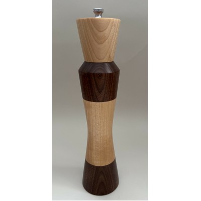 Salière en érable et noyer