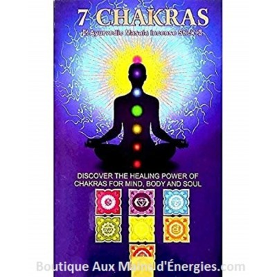 Encens Ppure – 7 Chakras – 7 boîtes de 15 g
