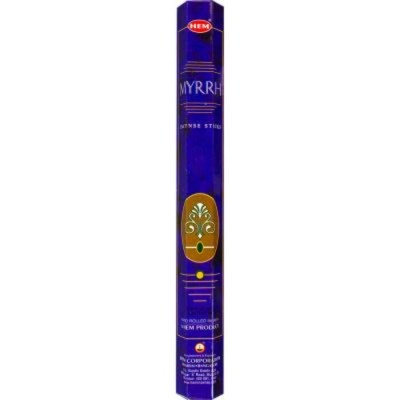 ENCENS HEM HEXAGONAL – MYRRHE 20 GR (CHAQUE)