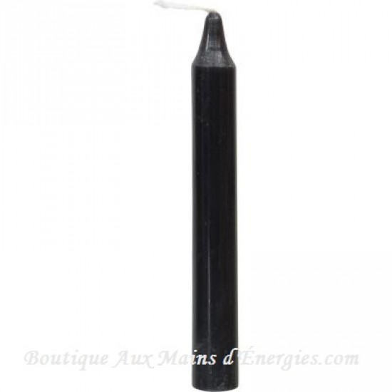 MINI CHANDELLES RITUEL – NOIRE 4″HX0.5″...