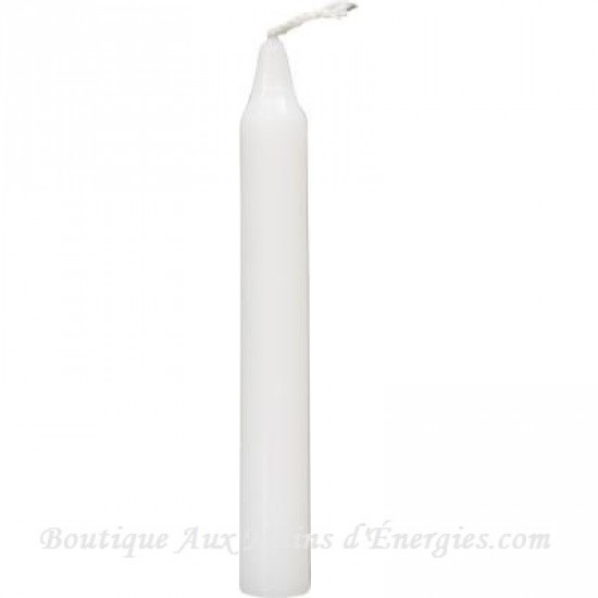 MINI CHANDELLES RITUEL – BLANCHE  4″ HX0.5″...