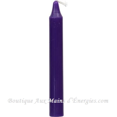 MINI CHANDELLES RITUEL – VIOLET 4″ HX0.5″...