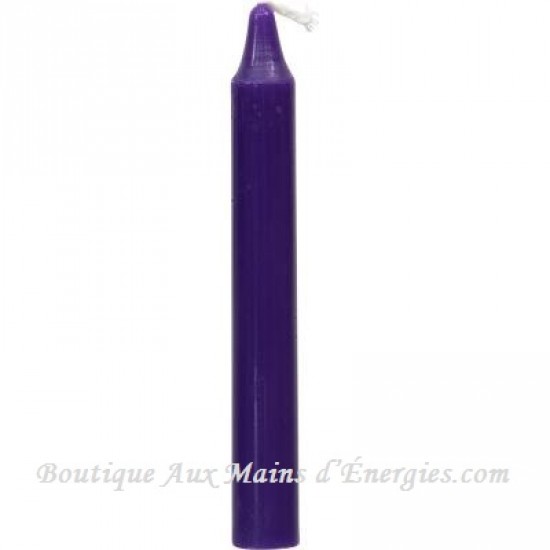 MINI CHANDELLES RITUEL – VIOLET 4″ HX0.5″...