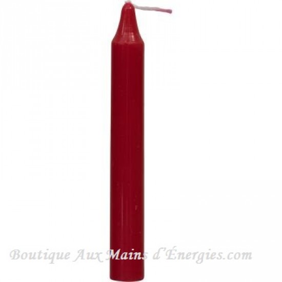 MINI CHANDELLES RITUEL – ROUGE 4″ HX0.5″...