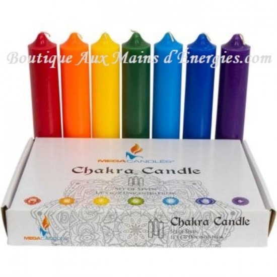 PILLIER-CHANDELLES MÉGACANDLES - CALIBRÉE CHAKRA...