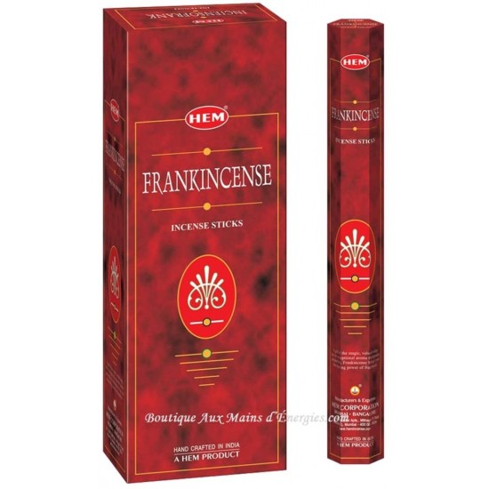 ENCENS HEXAGONAL HEM – FRANKINCENSE 20 GR (BOITE DE 6)