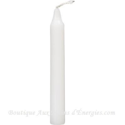 MINI CHANDELLES RITUEL – BLANCHE  4″ HX0.5″...